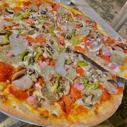 Tavern 42 - T42 combo specialty pizza.