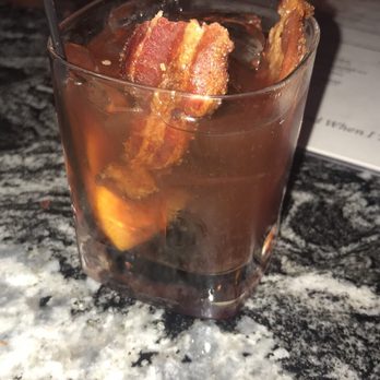 Doc B's Restaurant + Bar - Candied bacon soaking in an old fashioned. - Bars Near Me - Tampa, Florida Doc B's Restaurant + Bar - Candied bacon soaking in an old fashioned. - Bars Near Me - Tampa, Florida