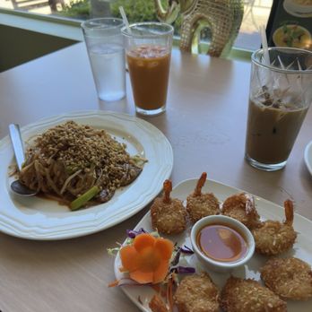 Gogo Thai - Beef pad Thai and coconut shrimp - Thai Near Me - Grover Beach, California Gogo Thai - Beef pad Thai and coconut shrimp - Thai Near Me - Grover Beach, California
