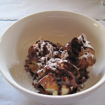 Bar Bouchee - Profiteroles with ice cream and chocolate - French Near Me - Madison, Connecticut