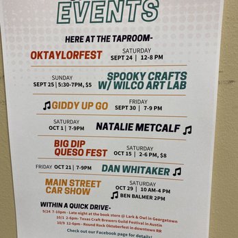 2.0 Brewing Company - What's Happening in Taylor TX - Breweries Near Me - Taylor, Texas 2.0 Brewing Company - What's Happening in Taylor TX - Breweries Near Me - Taylor, Texas