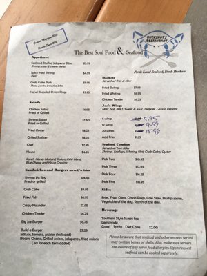 Menu photo 1 Buckshot's Restaurant Mc Clellanville, SC Menu photo 1 Buckshot's Restaurant Mc Clellanville, SC