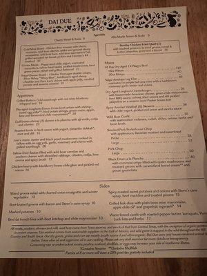 Menu photo 6 Dai Due Austin, TX