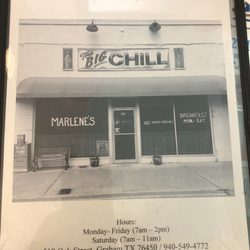 Marlene's@the Big Chill - Front of restaurant