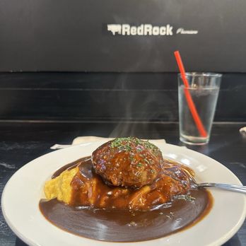 Red Rock - Hamburg steak omu rice! - Japanese Near Me - Arcadia, California