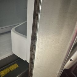 Black mold, broken hinges, and rotted seal