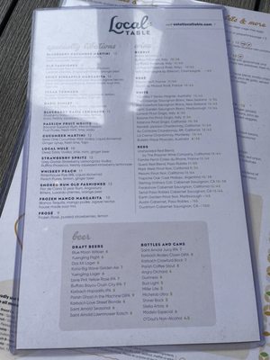 Menu photo 8 Local Table - Garden Oaks/Oak Forest Houston, TX