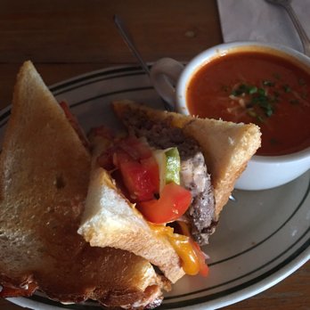The Wheelhouse - Burger and tomato soup - New American Near Me - Brooklyn, New York The Wheelhouse - Burger and tomato soup - New American Near Me - Brooklyn, New York