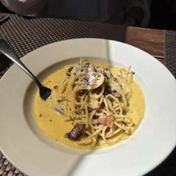 Donato Enoteca - Carbonara with Guanciale - Italian Near Me - Redwood City, California Donato Enoteca - Carbonara with Guanciale - Italian Near Me - Redwood City, California