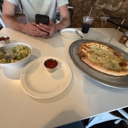 Small Caesar salad and Garlic Cheese Bread Small Caesar salad and Garlic Cheese Bread