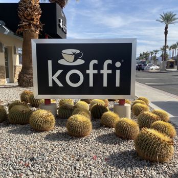 Koffi - Love the dessert feel of this outdoor sign. - Coffee & Tea Near Me - Rancho Mirage, California Koffi - Love the dessert feel of this outdoor sign. - Coffee & Tea Near Me - Rancho Mirage, California