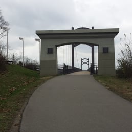 Cumberland River Pedestrian Bridge in Nashville near Opry Mills Cumberland River Pedestrian Bridge in Nashville near Opry Mills