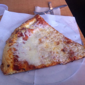 Pizza Bella - Plain cheese slice for lunch. Paper thin and large portion. A little heavy on the salt. - Pizza Near Me - Atlanta, Georgia