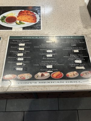 Menu photo 3 Tony’s Mexican Grill Riverside, CA Menu photo 3 Tony’s Mexican Grill Riverside, CA