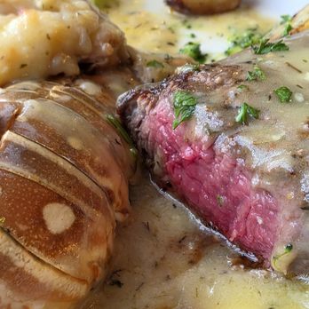 Luigi's Italian Gourmet - The Filet Mignon and Lobster Tail entrée from the Luigi's Specialties page of the menu. - Italian Near Me - Roanoke, Virginia Luigi's Italian Gourmet - The Filet Mignon and Lobster Tail entrée from the Luigi's Specialties page of the menu. - Italian Near Me - Roanoke, Virginia