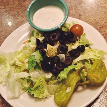 Spaghetti Eddie's Cucina Italiana - Side salad with pepperoncinis and ranch dressing. - Italian Near Me - Glendora, California Spaghetti Eddie's Cucina Italiana - Side salad with pepperoncinis and ranch dressing. - Italian Near Me - Glendora, California