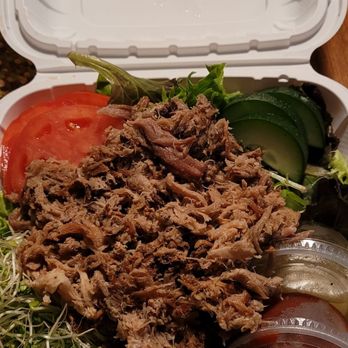 Kono's Northshore - Pig on Greens (Pulled Pork with salad) - Sandwiches Near Me - Kailua, Hawaii Kono's Northshore - Pig on Greens (Pulled Pork with salad) - Sandwiches Near Me - Kailua, Hawaii