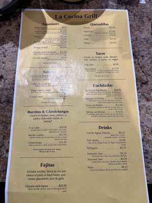 Menu photo 4 La Cocina Grill Banning, CA Menu photo 4 La Cocina Grill Banning, CA