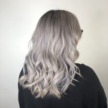 Xcellent Hair Square - ash gray balayage - Hair Salons Near Me - Flushing, New York