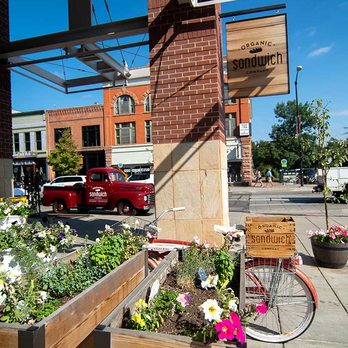 Organic Sandwich - Socially distanced patio dining just outside of the shop. - Sandwiches Near Me - Boulder, Colorado Organic Sandwich - Socially distanced patio dining just outside of the shop. - Sandwiches Near Me - Boulder, Colorado
