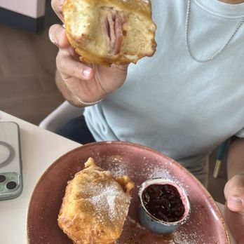Plated Dreams - All bread filled monte Cristo- don't even order unless you just want bread. - Cafes Near Me - Woods Cross, Utah Plated Dreams - All bread filled monte Cristo- don't even order unless you just want bread. - Cafes Near Me - Woods Cross, Utah