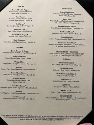 Menu photo 5 The Purple Pig Chicago, IL Menu photo 5 The Purple Pig Chicago, IL