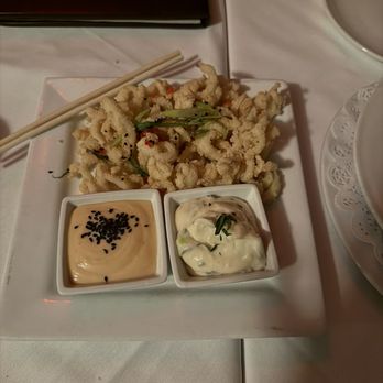 Nemo Grille - Calamari with an added dipping sauce on request which honestly, we did not need! It was perfect the way they serve it! - New American Near Me - Avon, Ohio
