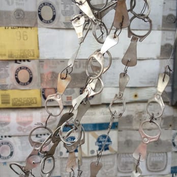 Beer Can House - Pull tabs chimes - Art Museums Near Me - Houston, Texas Beer Can House - Pull tabs chimes - Art Museums Near Me - Houston, Texas