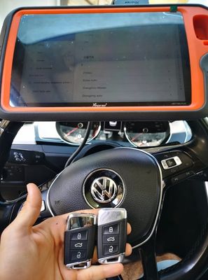 New Proximity fobs programmed after customer lost all keys - All keys lost to this VW and we got new ones programmed. New Proximity fobs programmed after customer lost all keys - All keys lost to this VW and we got new ones programmed.