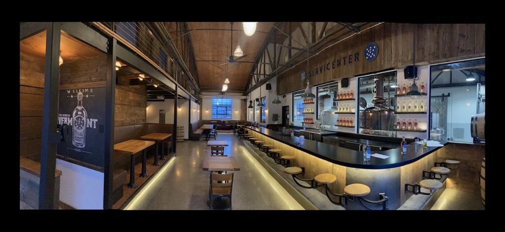 Food from Village Garage Distillery