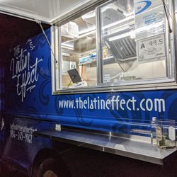 The Latin Effect - Outside the food truck. Ordering window. Passenger side.