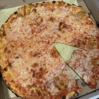 Eatalian - This was the "Margherita Pizza" I received. Is there a reason why they don't just call us a cheese pizza? - Italian Near Me - Gardena, California Eatalian - This was the "Margherita Pizza" I received. Is there a reason why they don't just call us a cheese pizza? - Italian Near Me - Gardena, California