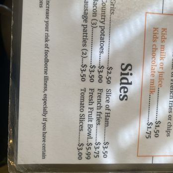 Lemon Leaf Cafe - Sides and more sides - Breakfast & Brunch Near Me - Largo, Florida