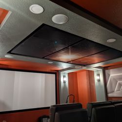 Theatricks AV - Hard to believe this room started a naked concrete box under the garage!