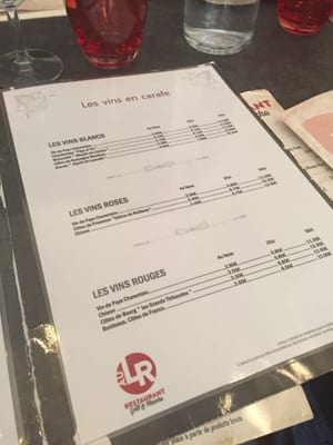 Menu photo 2 Restaurant Au LR La Rochelle, 17