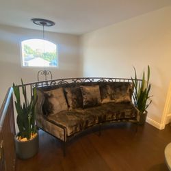 Just Like the Model - New couch (and plants). Who dis?