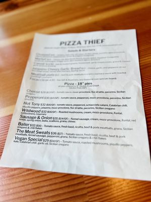 Menu photo 8 Pizza Thief Portland, OR Menu photo 8 Pizza Thief Portland, OR