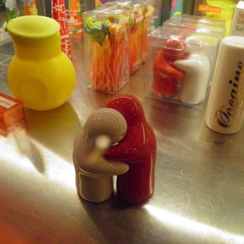 PIQ - "Hug" Salt & Pepper Shakers. How cute! - Home Decor Near Me - New York, New York
