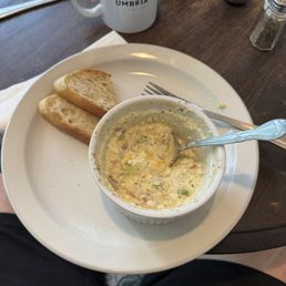 This is about half of the baked egg dish, could not help myself, should have taken the picture first This is about half of the baked egg dish, could not help myself, should have taken the picture first