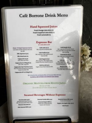 Menu photo 3 Cafe Borrone Menlo Park, CA