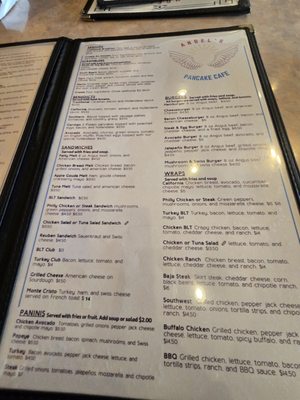 Menu photo 1 Angel's Pancake Cafe Bloomingdale, IL