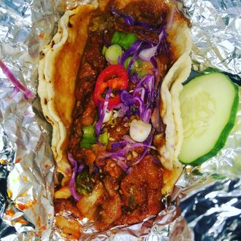 Taco Ssam - Spicy pork taco - Korean Near Me - Bailey's Crossroads, Virginia