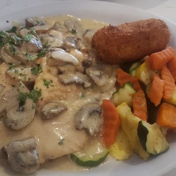 Caffe Positano - This was a picture of the Chicken special they had that day. - Italian Near Me - Apopka, Florida