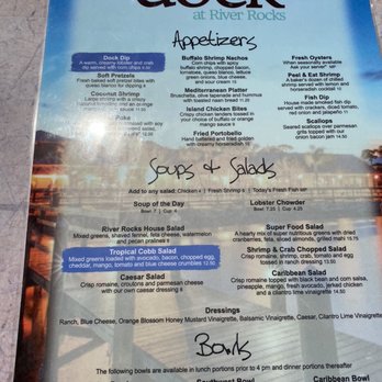 River Rocks Dining Dockside - Menu - Seafood Near Me - Rockledge, Florida River Rocks Dining Dockside - Menu - Seafood Near Me - Rockledge, Florida