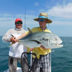 Fineline Fishing Charters - Big jacks are great fun during the spring and summer months her in the Orlando and Cocoa Beach area