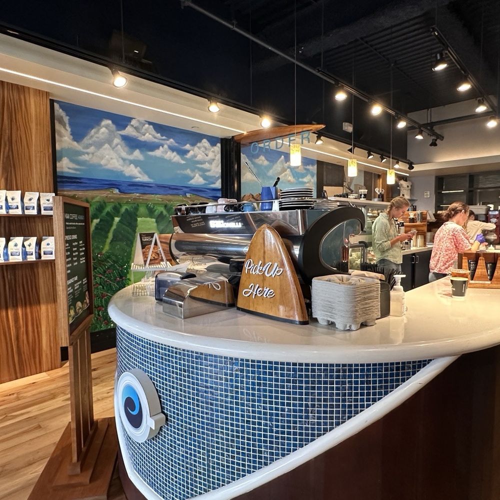 Kai Coffee - a coffee shop counter with a coffee machine - Creperies Near Me - Honolulu, Hawaii Kai Coffee - a coffee shop counter with a coffee machine - Creperies Near Me - Honolulu, Hawaii