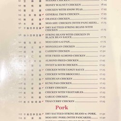 August Moon Chinese Restaurant - Menu page 7