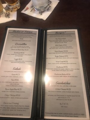 Menu photo 2 Belmont's Inn Portland, OR Menu photo 2 Belmont's Inn Portland, OR