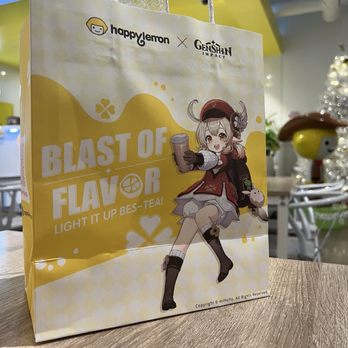Happy Lemon - Gift bag - Bubble Tea Near Me - Austin, Texas