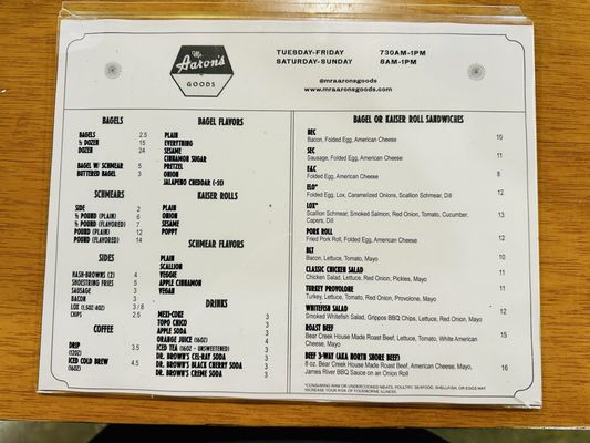 Mr. Aaron's Goods by null